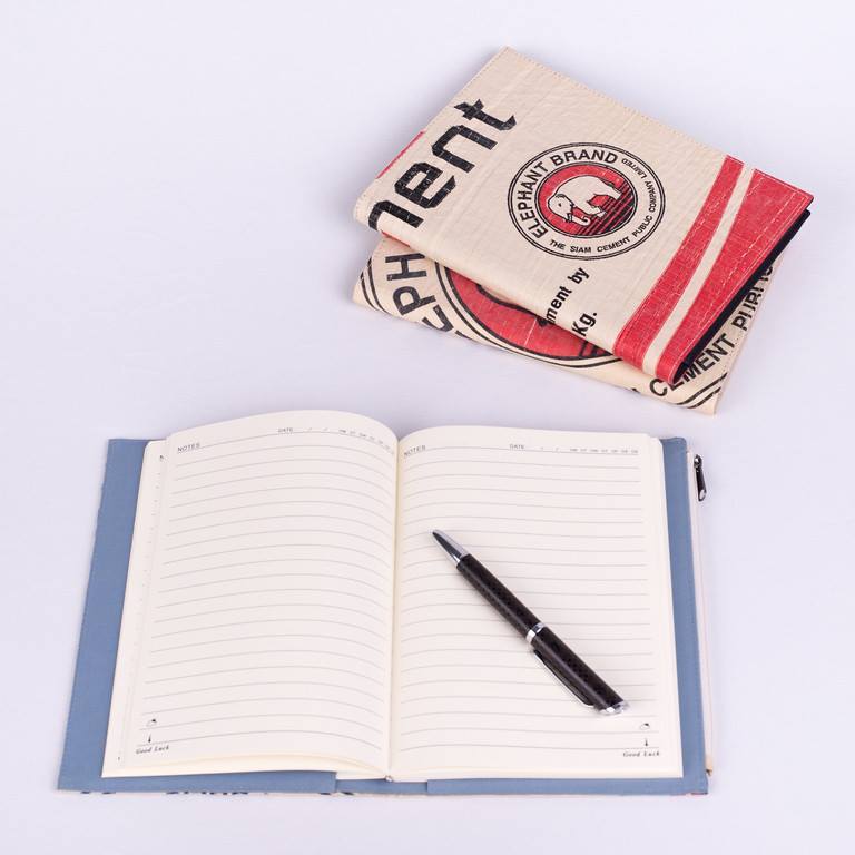 Tagebuch Cement - Recycelte Zementsäcke - LILLYPARK